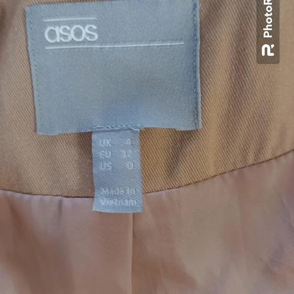 ASOS Skater Trench Coat Size 0 - Picture 5 of 8